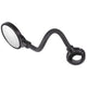 M-Wave Bicycle Mirror Spy Base 3d 31,5 cm Verre de noir mat