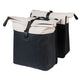 Basil sac double vive mik 28-35l blanc cassé noir