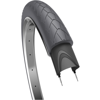 Pneu bord mambo 28 x 2,00 50-622 mm gris avec réflexion