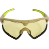 Lunettes de vélo Kross Braker UV400 Lentins interchangeables - Cadre beige
