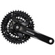 Shimano Crankset 6 7 8 Speed ​​Tourney FC-TY501 avec bras de manivelle de 170 mm 48 x 38 x 28t noir