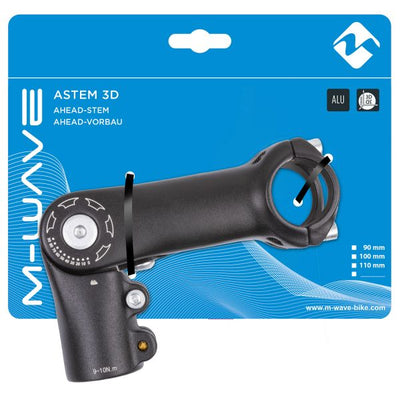 Potence de guidon M-Wave réglable ST-C2.1 110mm avant 1 1 8 ø31.8mm noir
