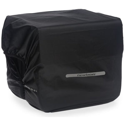 Nouveau Looxs Rain Cover Double - Black Waterproof Polyester Bicycle Bag - Reflection - 40x97 cm