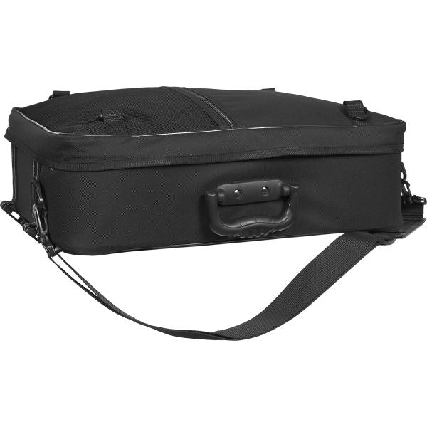 Greenlands Double sacoche à vélo Touring 600D polyester 25 litres 35 x 47 x 15 cm noir avec reflet