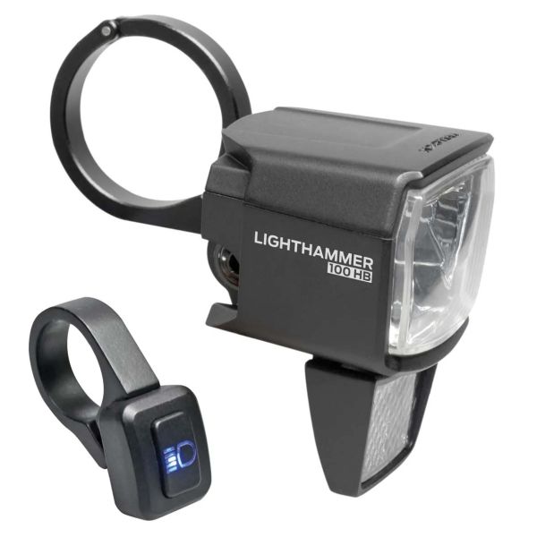 Trelock Headlight Lighthammer LS 890-HB E-B 12V DC 100 Lux