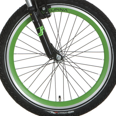 Alpina Front Roue 20 J19db Trial vert noir