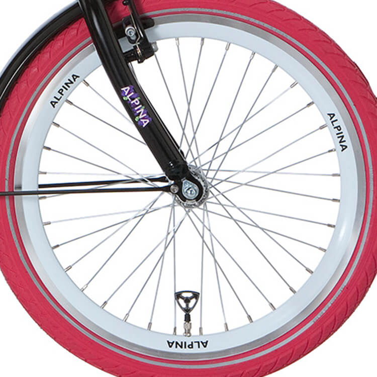 Alpina Voorwiel 20 J19db Purple Zink Spk