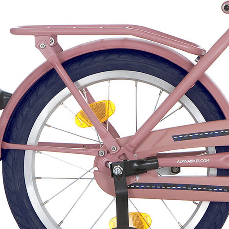 Alpina porte-bagages arrière 18 Cargo rose tendre mat