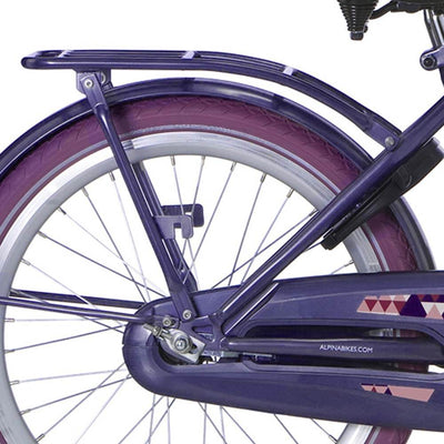 Alpina porte-bagages arrière 22 Clubb violet gris