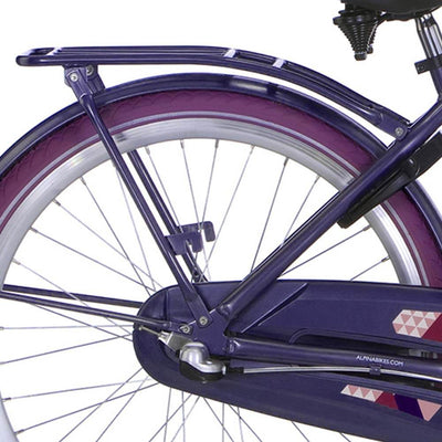 Alpina porte-bagages arrière 24 Clubb violet gris