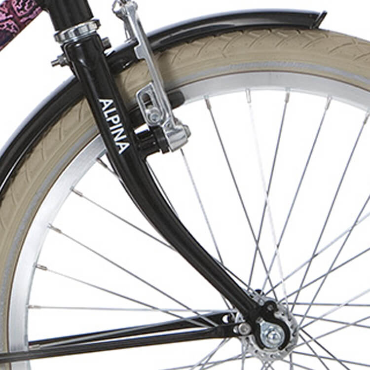 Fourche Alpina 22 Tingle noir