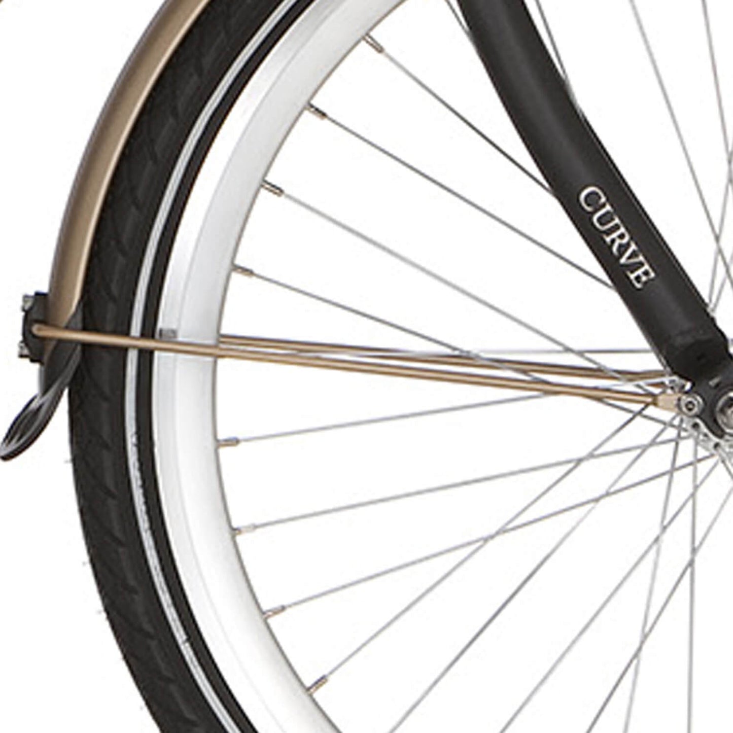 TIE ALPINA Fender pour 26 courbe Matt Gold