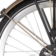 Alpina Fender Rod arrière 26 courbe Matt Gold