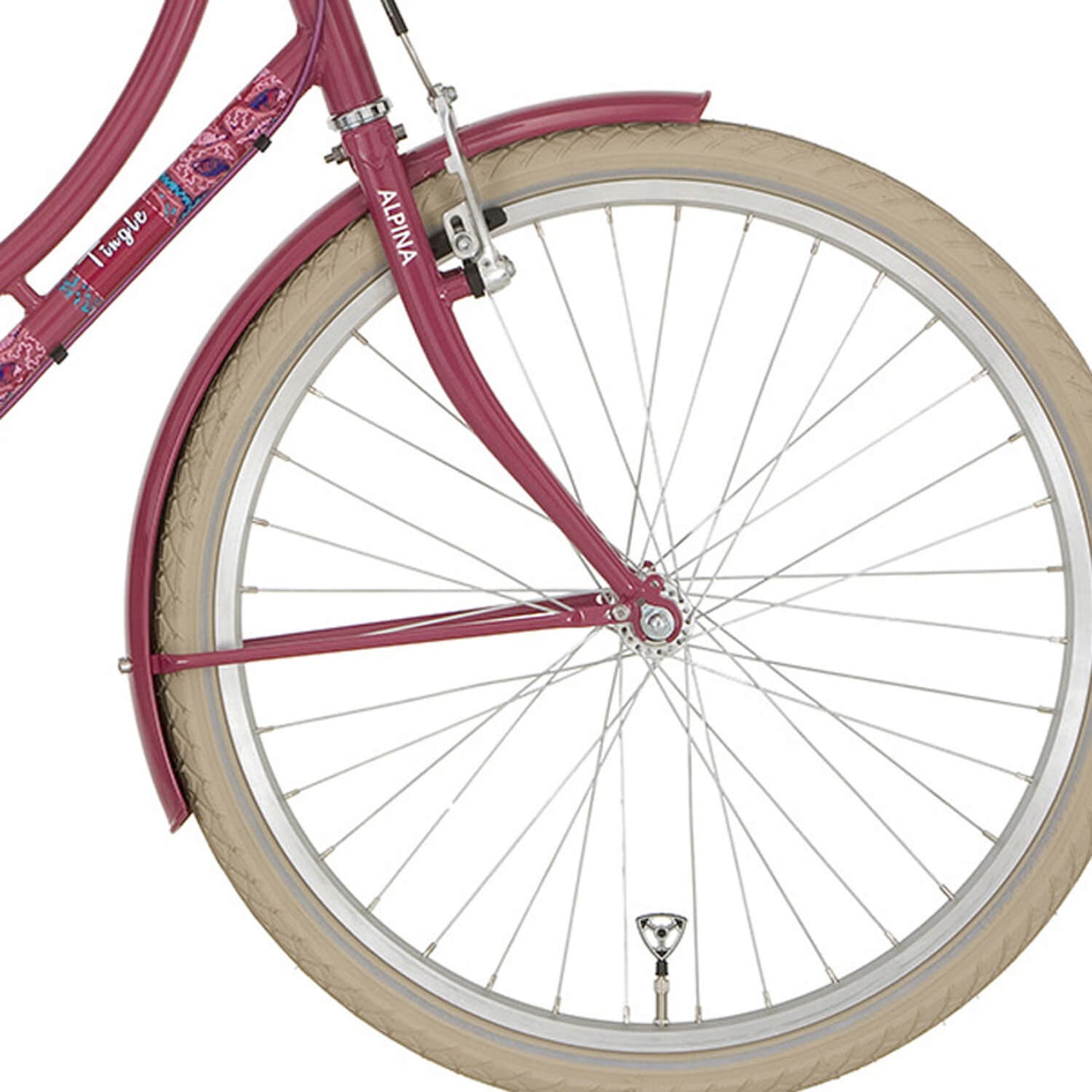 Fourche avant Alpina 26 Tingle rouge