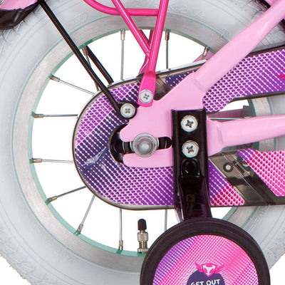 Roue arrière alpina 12 Retirez la menthe girl puissante Zink Spk