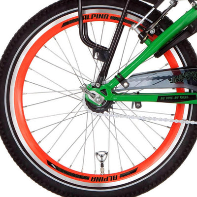 Roue arrière alpina 22 Retirer J19DB Oranje Zink Spk