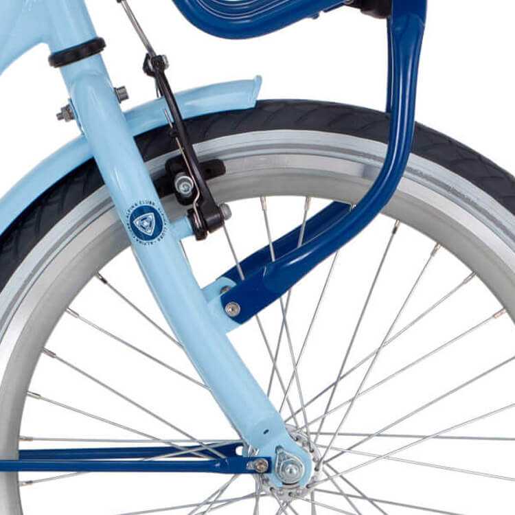 Fourche Alpina 22 Clubb bleu glacier