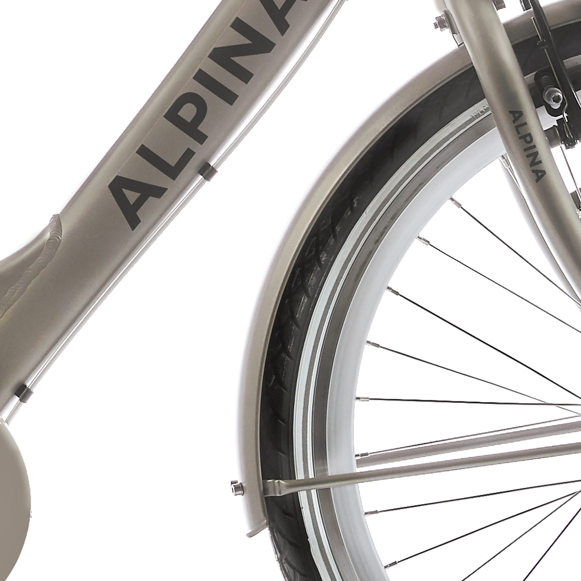 Jeu de garde-boue Alpina 24 clubb or avec mat