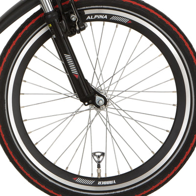 Alpina Front Roue 20 Hlqc Yabber Black Zinc Spk