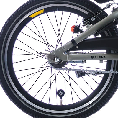 Roue arrière alpina 20 hlqc essai noir SW SPK