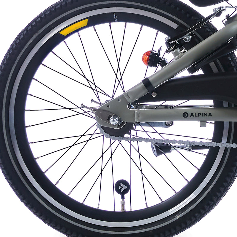 Roue arrière alpina 22 Hlqc Trail Black SW SPK
