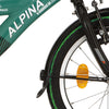 Alpina Fender Set + tige 16 Yabber Black Matt