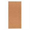 Rayures vibrantes | Serviette en microfibre blanc orange 135 x 65 cm