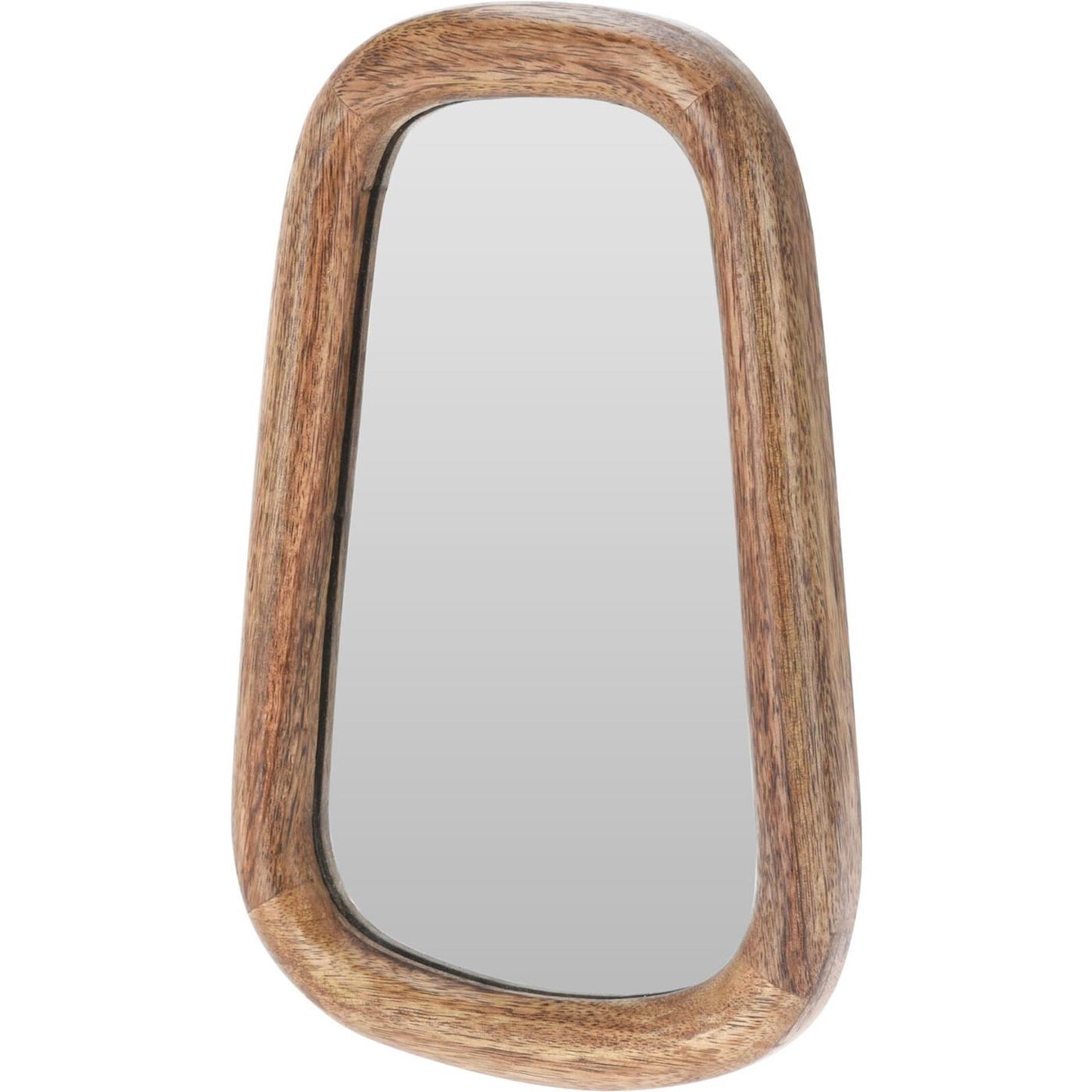 Miroir de décoration bois 25cm
