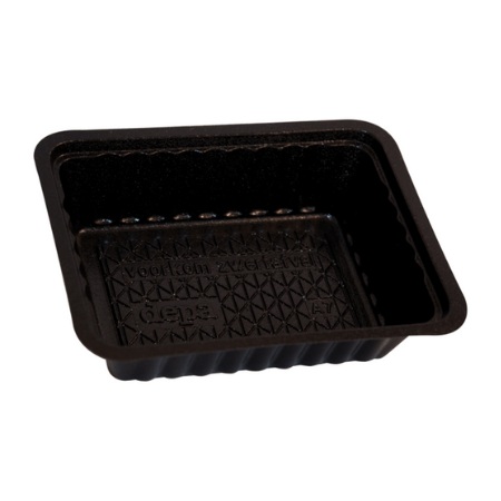 Plateau en plastique Depa a7 noir (2000 pièces)