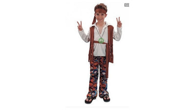 Costume de clown de clown pour enfants hippie jongen 7-9 ans