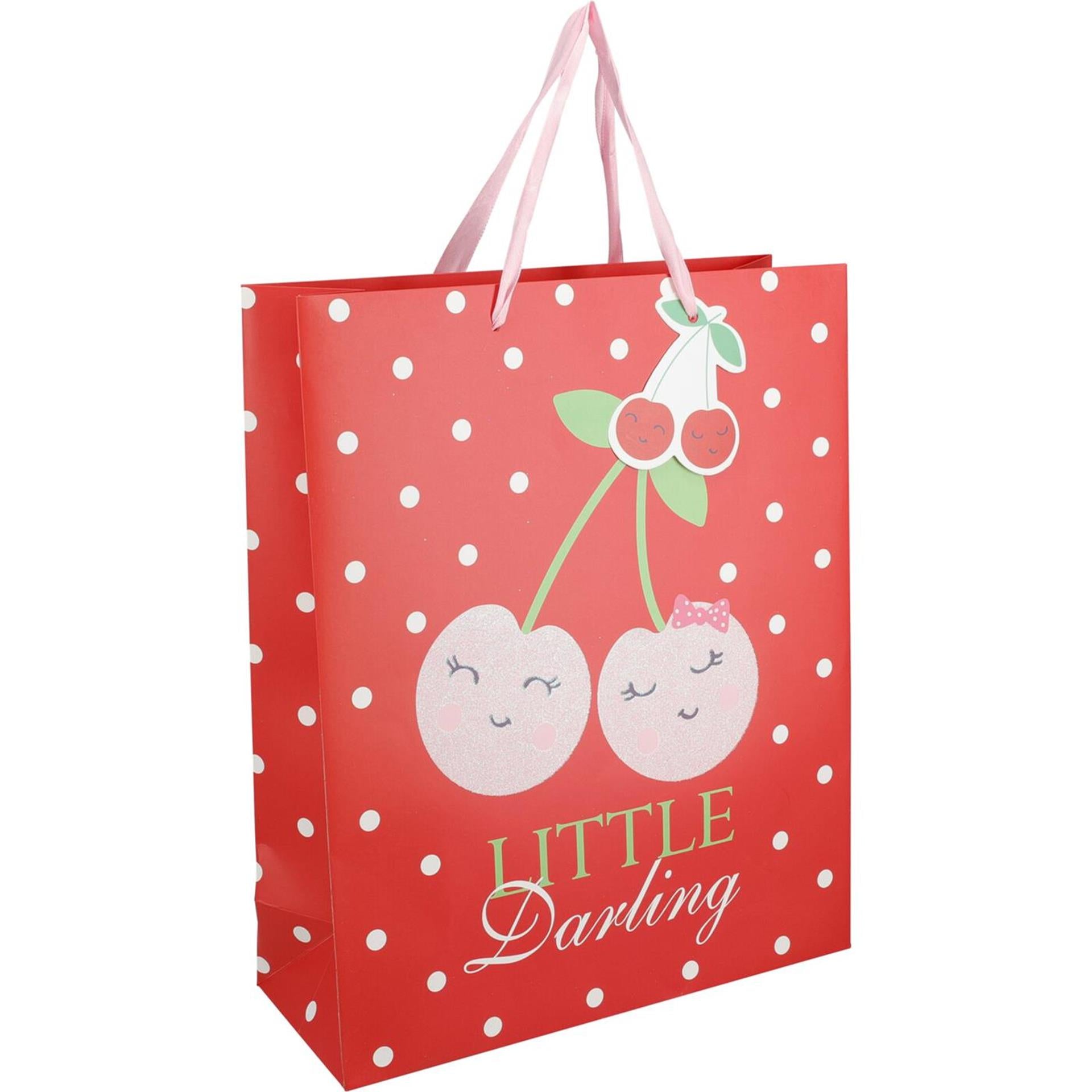Sac cadeau cerises grandes