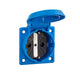 Abl prise machine 2p+r a bleu ip54 50x50mm