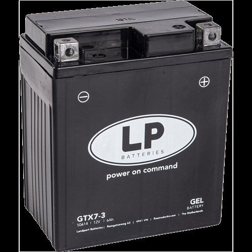 Batterie de gel Landport MG GTX7-3 (YTX7L-BS), y compris Primavera Zip SP