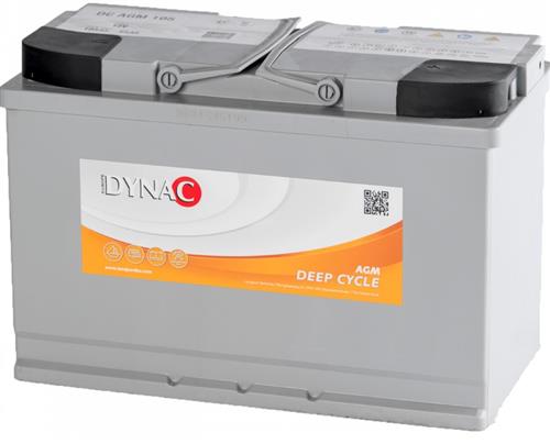 Batterie Dynac agm 12v 105ah semi traction