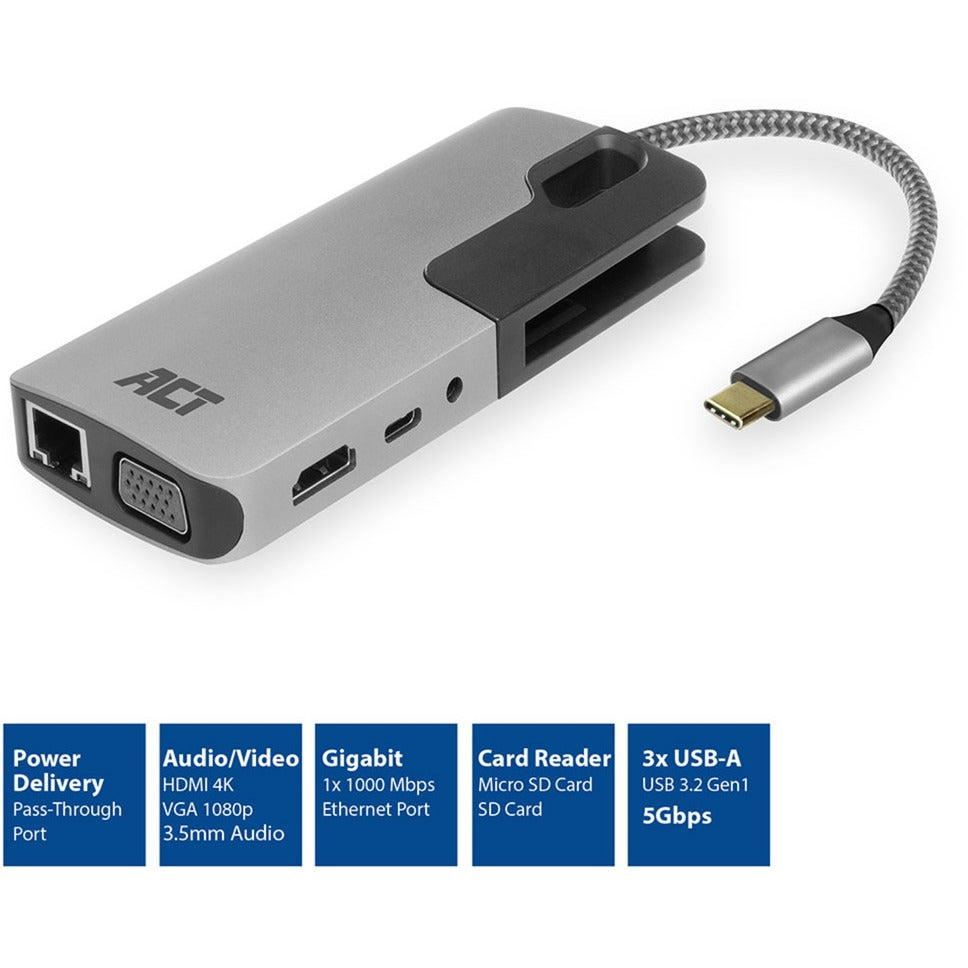 Act Connectivité Station d'accueil USB-C