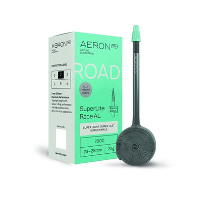 Chambre à air Aeron road superlite race al 23-28 mm tpu | diamètre 80 mm