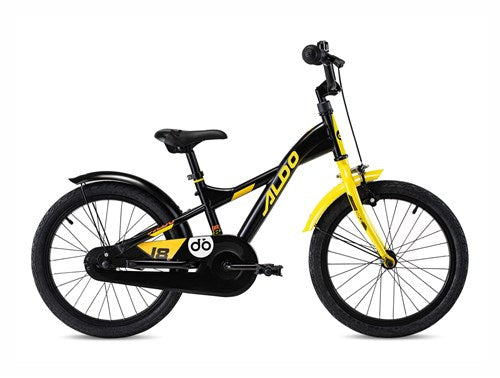 ALDO 18 pouces Powerbike Black jaune (9273)