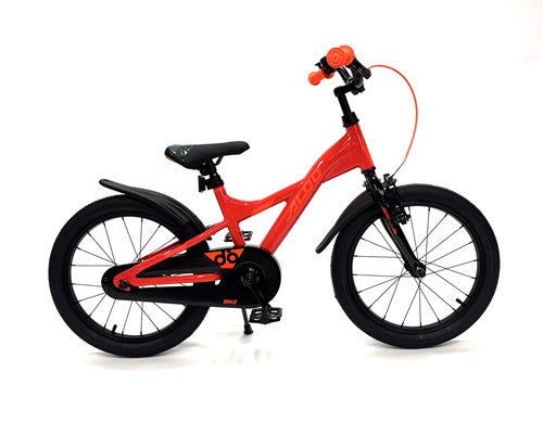 Vélo électrique Aldo 18 pouces rouge noir orange