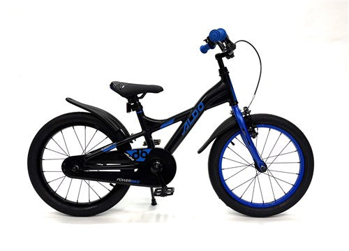 Vélo électrique Aldo 18 pouces noir bleu
