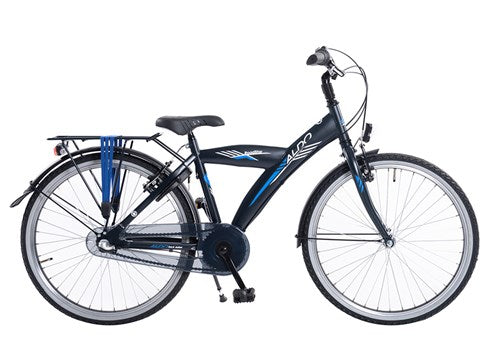 Aldo 24 pouces Roadstar Bicycle 3V Mat Blauw Blue Stripe