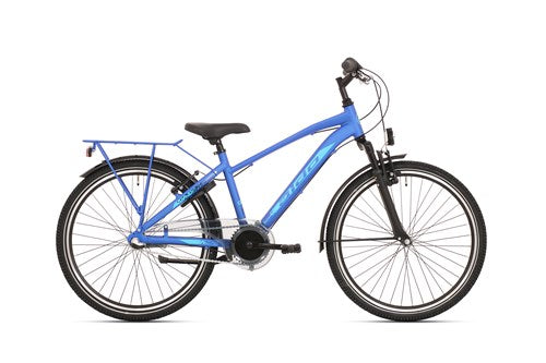 Aldo 24 pouces pic 2,0 vélo Alu 3V Mat bleu