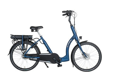 Aldo 24 pouces vélo électrique à entrée basse finestra jeans bleu marches 504wh