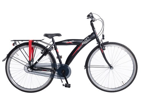 Aldo 26 pouces Roadstar Bicycle 3V tapis noirs rouges