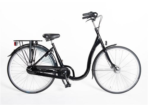 Aldo 28 pouces bas bicycle noire alu 3v frein à main noir