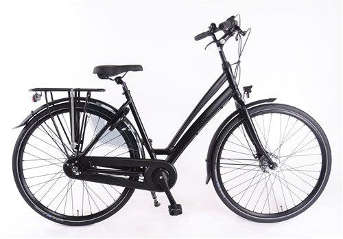ALDO 28 pouces C7 Bicycle ALU DS60 Matt Black 7V Rollerbrake