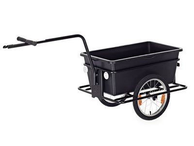 Roland Big Boy remorque pour vélo - plastique acier - 90L - noir