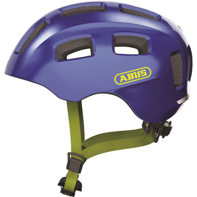 Casque de vélo Abus youn-i 2.0 - avec lumière pour enfants, adolescents et jeunes adultes - pour filles et garçons - bleu (pétillant), taille s