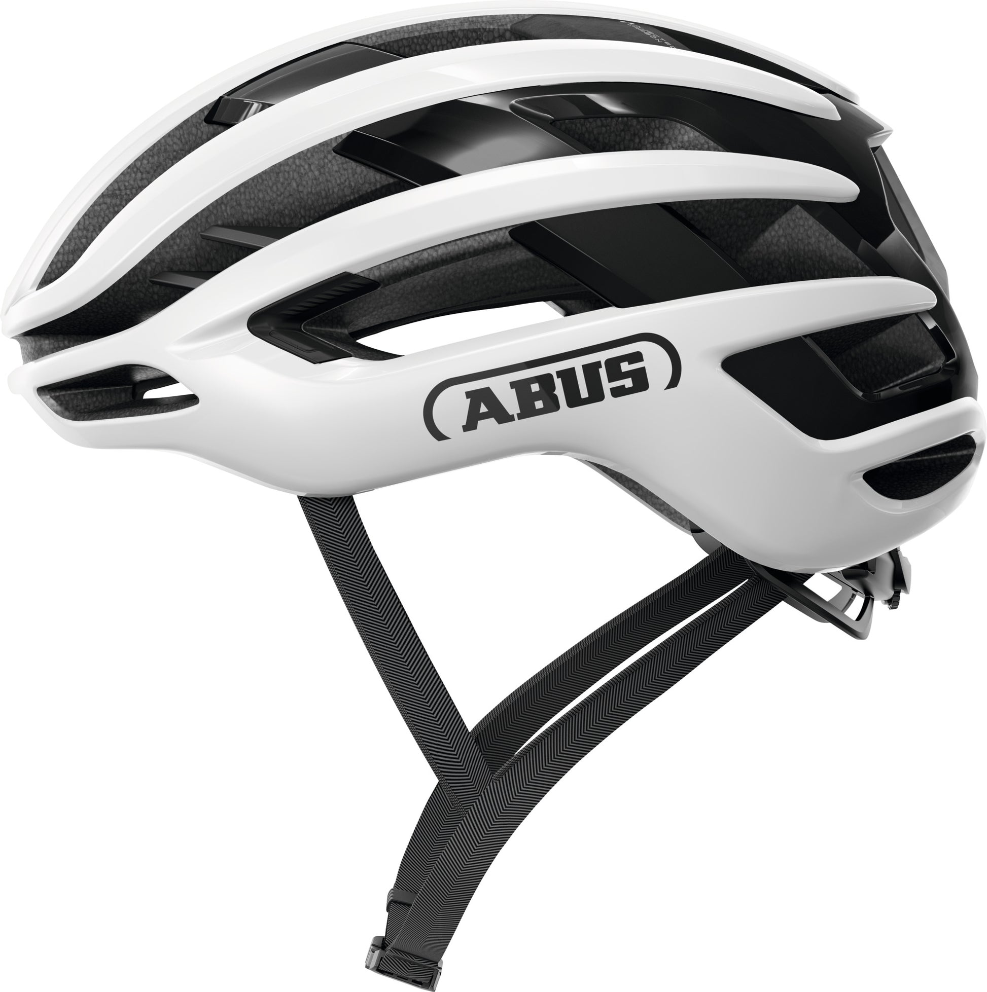 Abus casque airbreaker 2.0 blanc brillant m 54-58cm