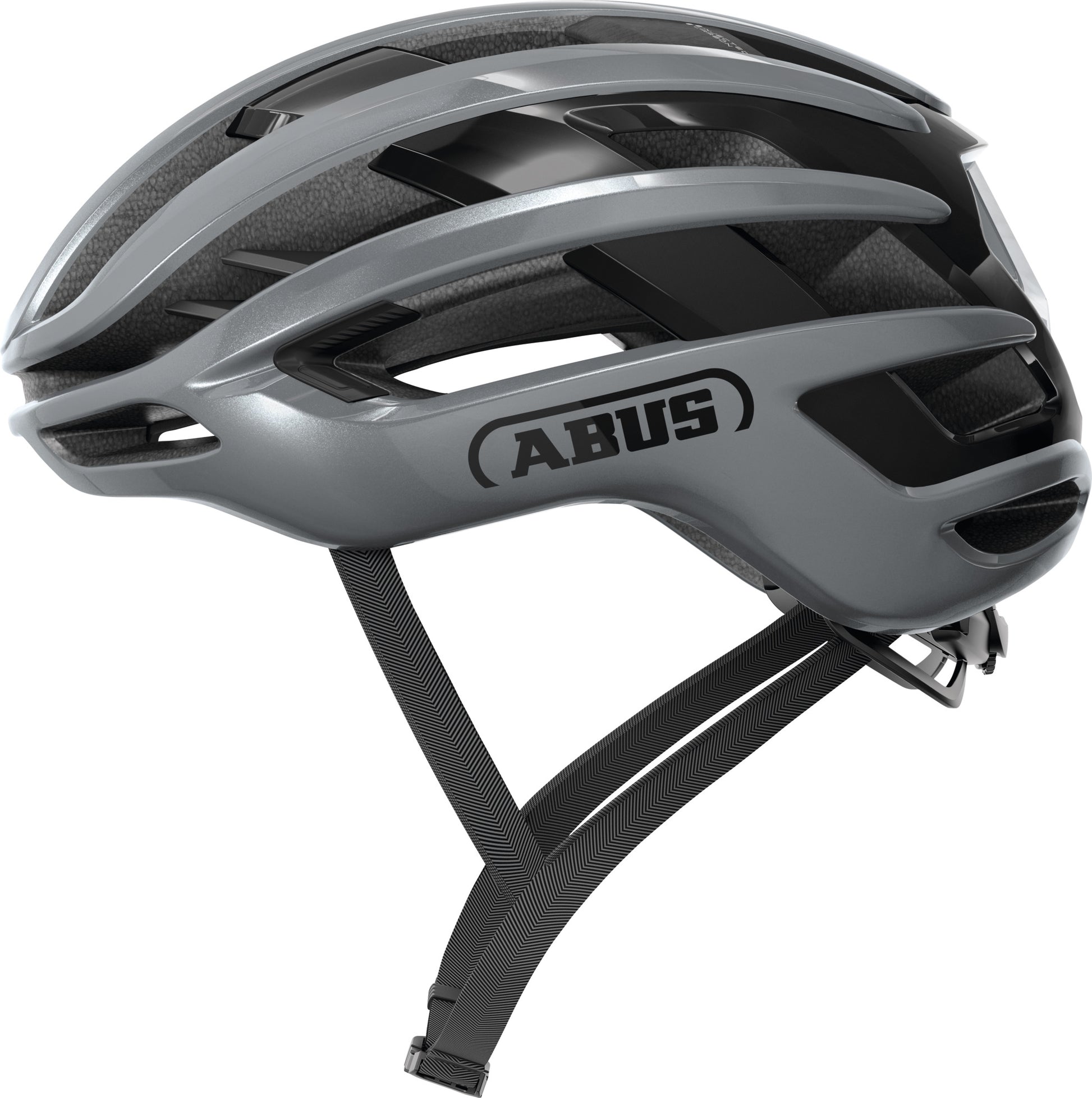 Abus casque airbreaker 2.0 graphite argent s 51-55cm