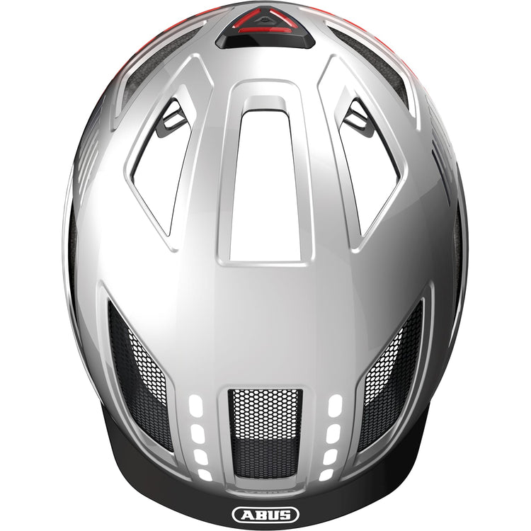 ABUS CASHET HYBAN 2.0 SIGNAL LED Silver L 56-61CM